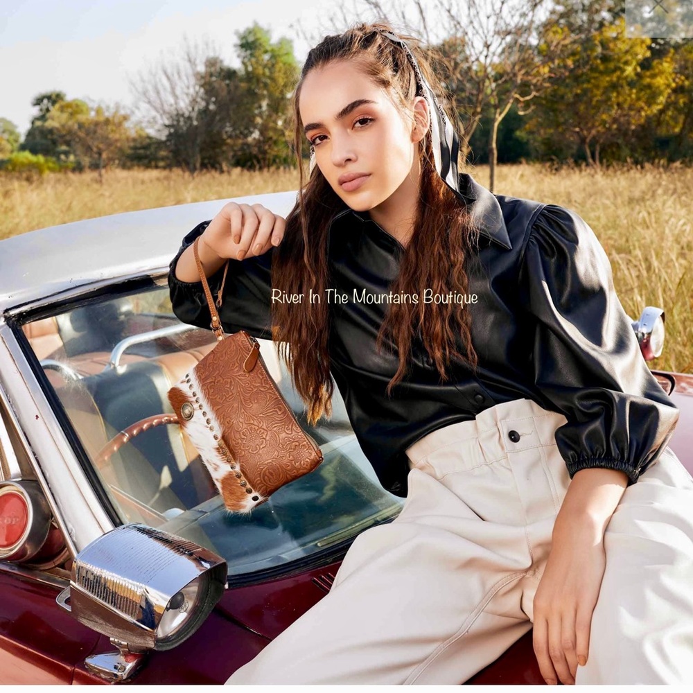 NEW IN BAG! Leather & Hairon Myra Bag!